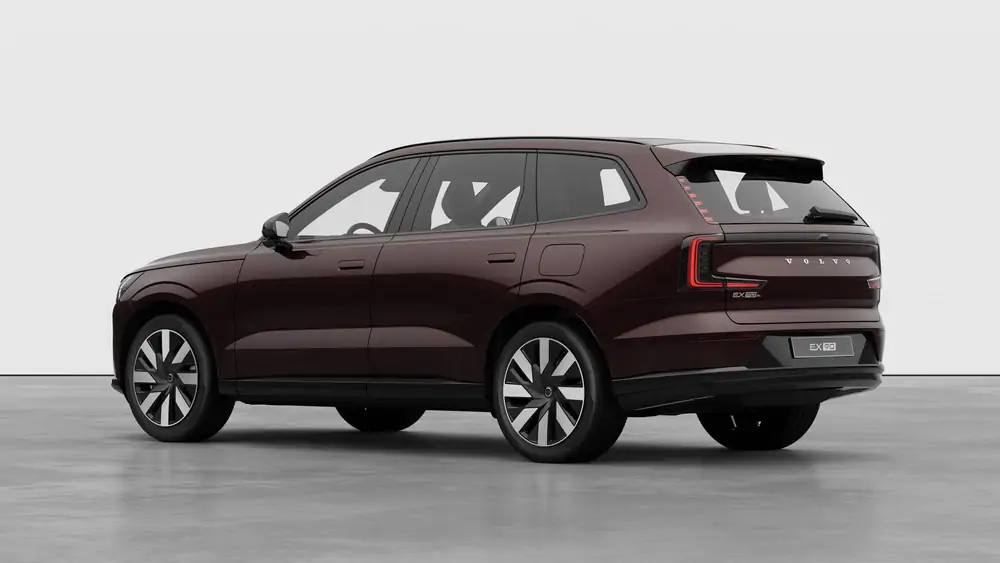 Nouveau Volvo EX90 SUV Ultra Elektrisch (BEV) Shift-by-wire_single_speed_transmission_DB03 Mulberry Red 2