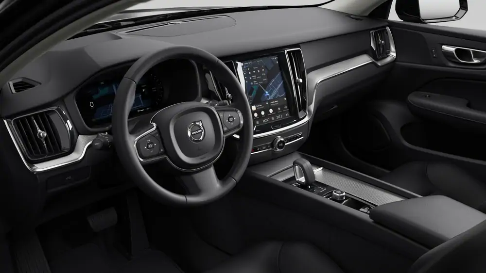 Nouveau Volvo V60 Break Core Mild hybrid 7-speed Dual Clutch transmission Onyx Black 4