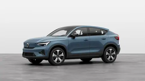 Nouveau Volvo C40 SUV Ultimate Elektrisch Shift-by-wire single speed transmission, RWD Fjord Blue