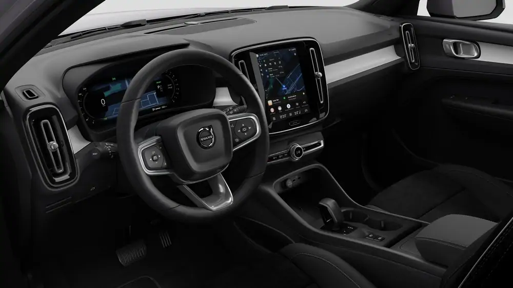 Nieuw Volvo XC40 SUV Core Limited Edition Mild hybrid 7-speed Dual Clutch transmission Aurora Silver 4