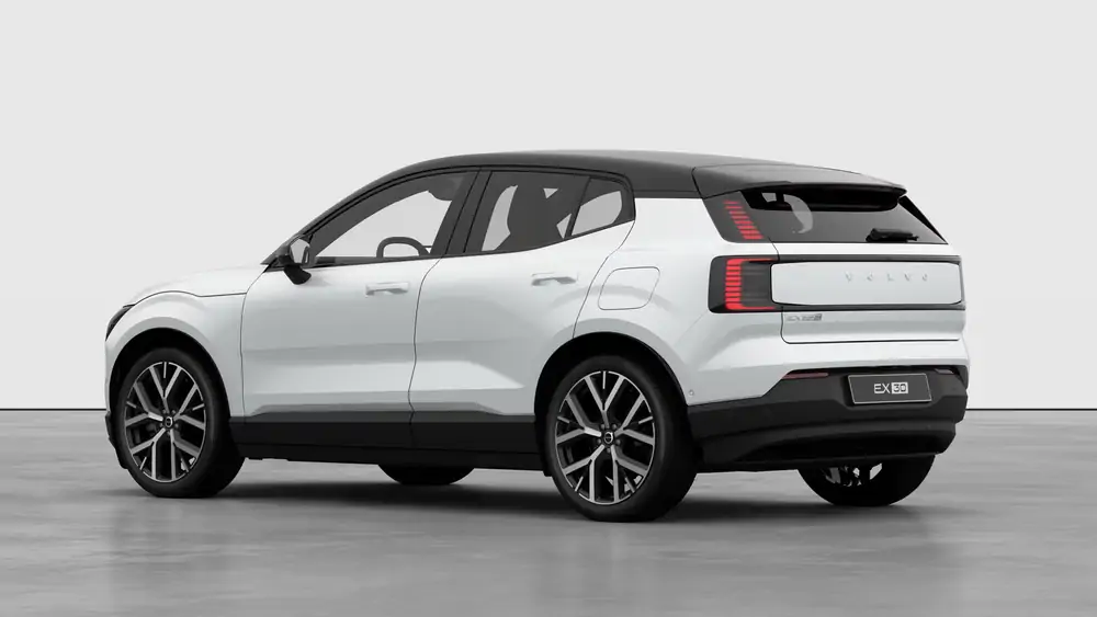 Nouveau Volvo EX30 SUV Ultra Business Edition Elektrisch (BEV) Shift-by-wire single speed transmission, RWD Crystal White Pearl 2