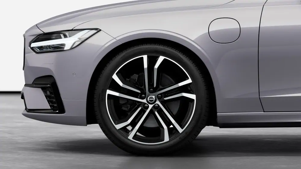 Nieuw Volvo V90 Break Ultimate Dark Plug-in hybrid 8-speed Geartronic™ automatic transmission Silver Dawn 3