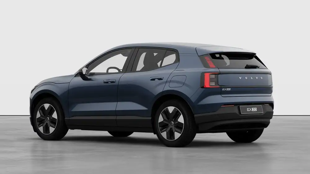 Nouveau Volvo EX30 SUV Core Business Edition Elektrisch (BEV) Shift-by-wire single speed transmission, RWD Denim Blue 2