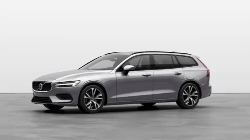 Nouveau Volvo V60 Break Core Limited Edition Mild-hybride (MHEV) 7-speed Dual Clutch transmission Aurora Silver