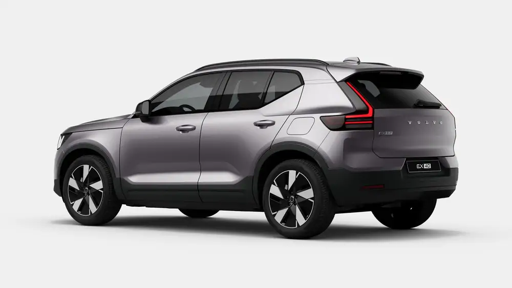 Nouveau Volvo EX40 SUV Core Business Edition Elektrisch (BEV) Shift-by-wire single speed transmission, RWD Aurora Silver 2