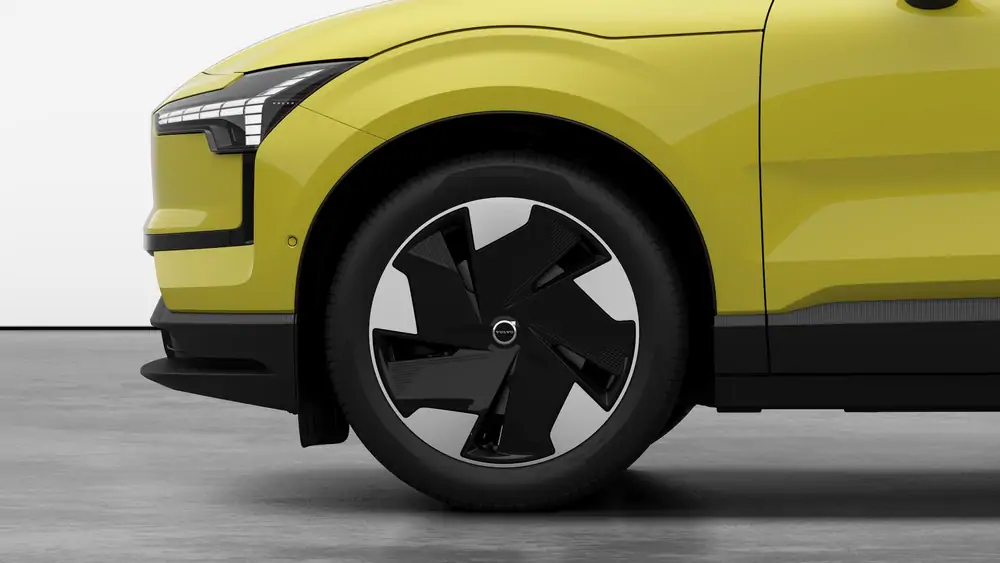 Nieuw Volvo EX30 SUV Ultra Elektrisch Shift-by-wire single speed transmission, RWD Moss Yellow 3