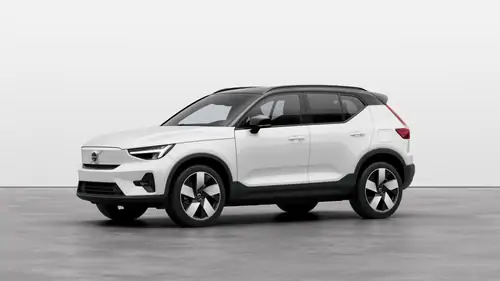 Nouveau Volvo XC40 SUV Ultra Elektrisch Shift-by-wire single speed transmission, RWD Exclusive metaalkleur Crystal White Pearl (707)