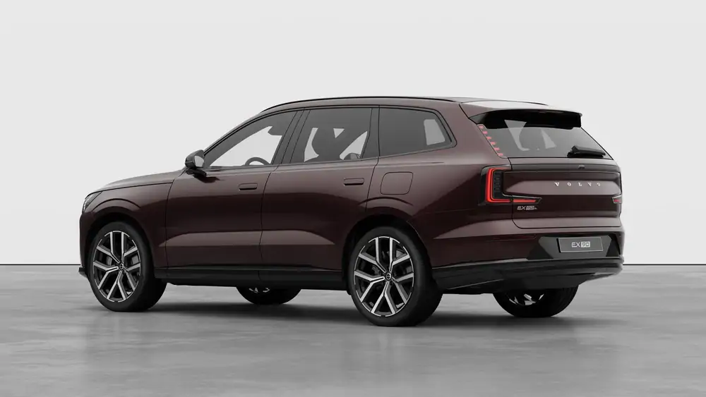 Nouveau Volvo EX90 SUV Plus Elektrisch (BEV) Shift-by-wire_single_speed_transmission_DB03 Mulberry Red 2