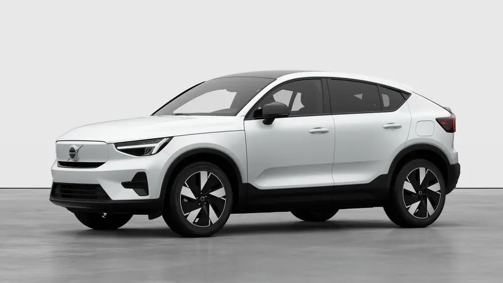 Nouveau Volvo EC40 Crossover Core Business Edition Electric Shift-by-wire single speed transmission, RWD Crystal White Pearl 1