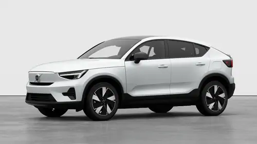 Nouveau Volvo EC40 Crossover Core Business Edition Electric Shift-by-wire single speed transmission, RWD Crystal White Pearl