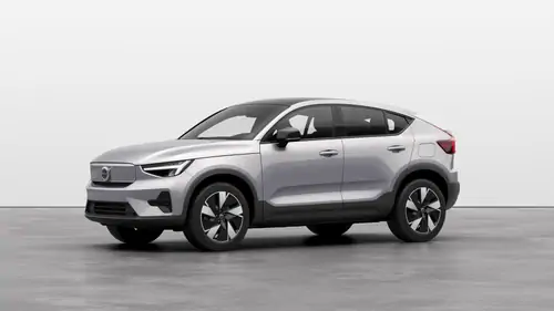 Nieuw Volvo C40 SUV Core Elektrisch Shift-by-wire single speed transmission, RWD Silver Dawn