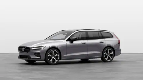 Nouveau Volvo V60 Break Plus Limited Edition Mild-hybride (MHEV) 7-speed Dual Clutch transmission Aurora Silver