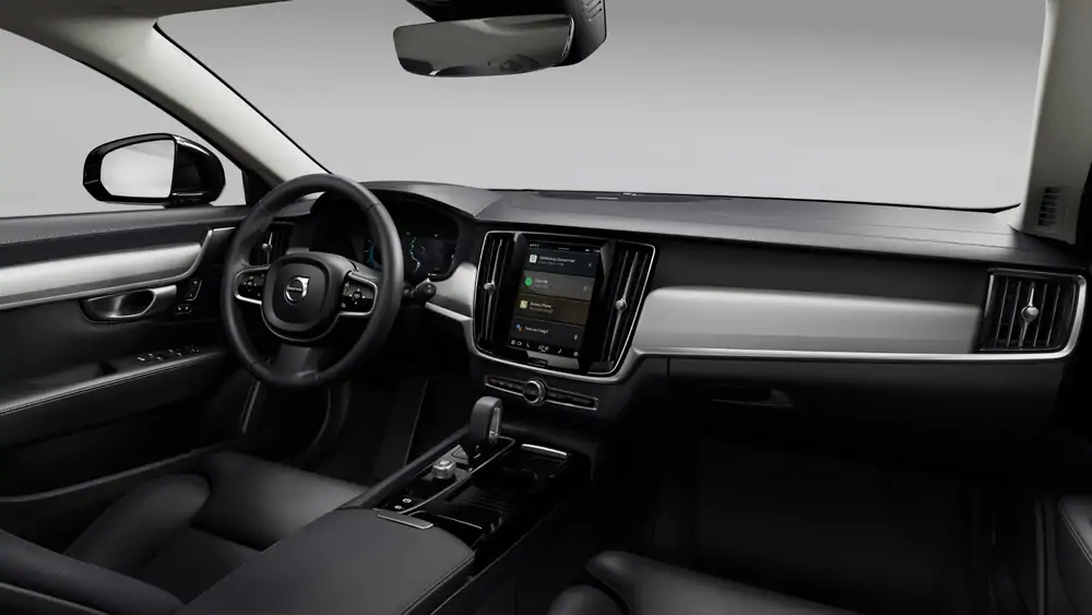 Nieuw Volvo V90 Break Ultimate Dark Plug-in hybrid 8-speed Geartronic™ automatic transmission Silver Dawn 4