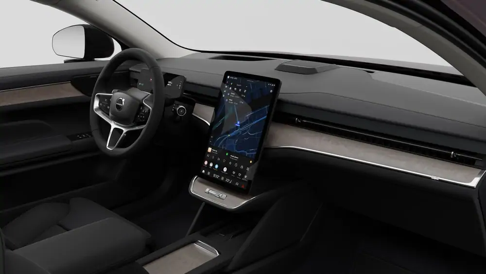 Nouveau Volvo ES90 Berline Plus Electric 1-SPEED GEARBOX RWD Mulberry Red 4