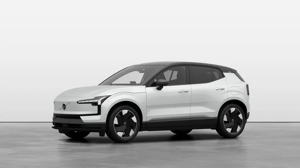 Nieuw Volvo EX30 SUV Ultra Elektrisch Shift-by-wire single speed transmission, RWD Crystal White Pearl 1