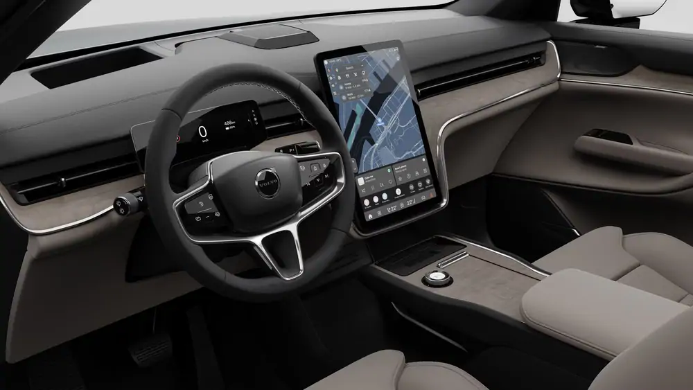 Nouveau Volvo EX90 SUV Plus Elektrisch 1-SPEED GEARBOX RWD Vapour Grey 4