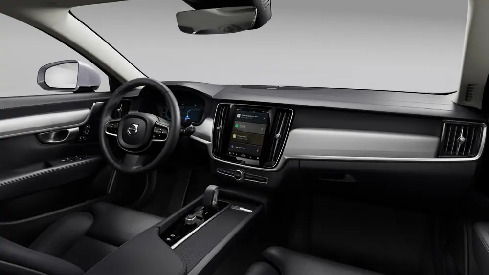 Nouveau Volvo V90 Break Plus Mild hybrid 8-speed Geartronic™ automatic transmission Metaalkleur Silver Dawn (735) 4