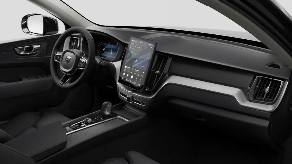 Nouveau Volvo XC60 SUV Core Plug-in hybride (PHEV) 8-speed Geartronic™ automatic transmission Onyx Black 4