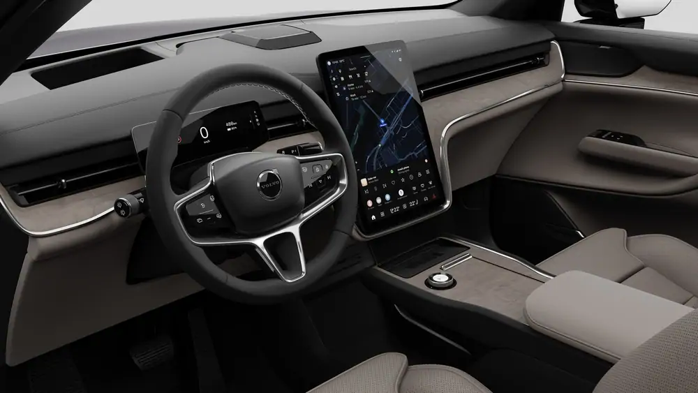 Nouveau Volvo EX90 SUV Plus Electric 1-SPEED GEARBOX RWD Aurora Silver 4