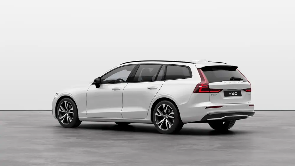 Nouveau Volvo V60 Break Plus Mild hybrid 7-speed Dual Clutch transmission Crystal White Pearl 2