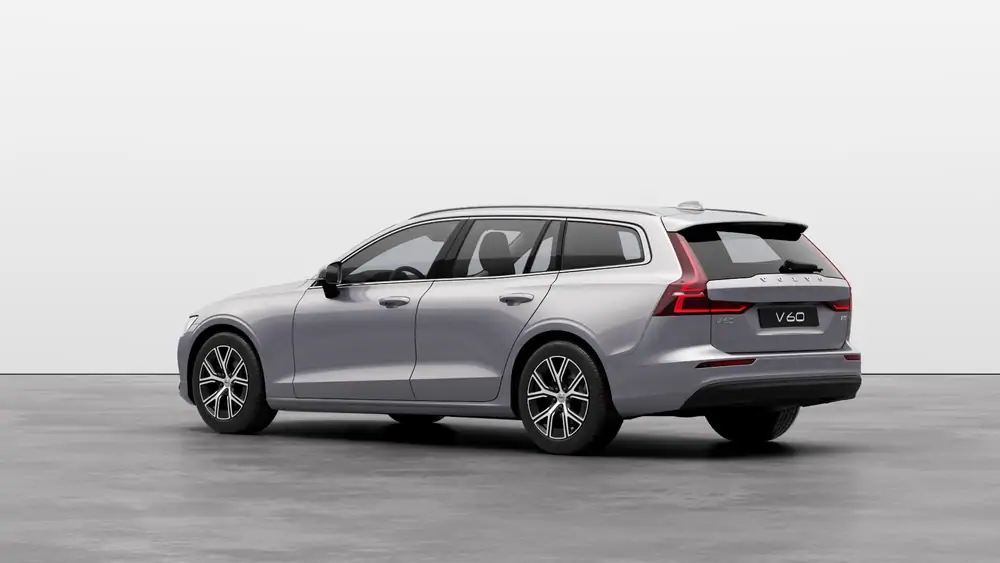 Nieuw Volvo V60 Break Core Mild hybrid 7-speed Dual Clutch transmission Silver Dawn 2