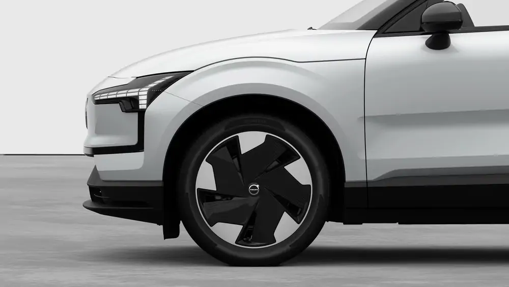 Nouveau Volvo EX30 SUV Plus Business Edition Electric Shift-by-wire single speed transmission, RWD Crystal White Pearl 3