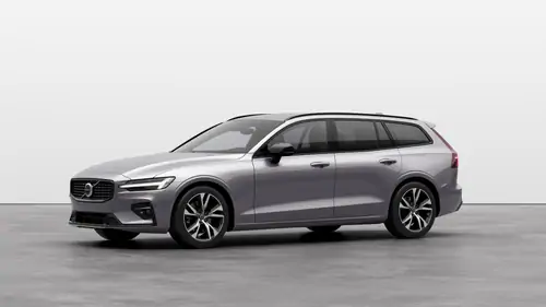 Nouveau Volvo V60 Break Plus Mild hybrid 7-speed Dual Clutch transmission Aurora Silver