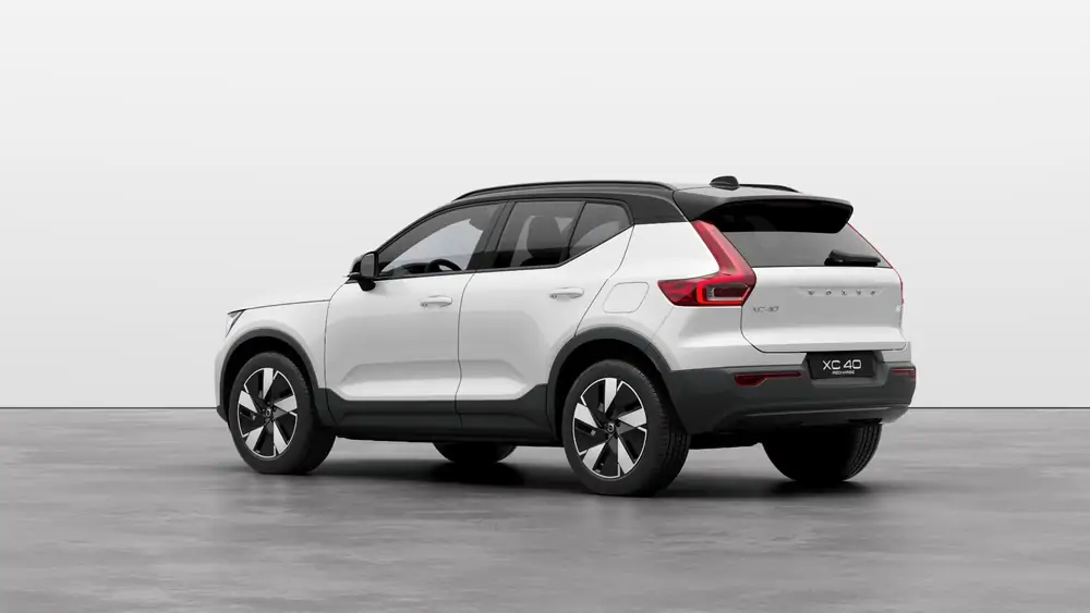 Nouveau Volvo XC40 SUV Plus Elektrisch Shift-by-wire single speed transmission, RWD Crystal White Pearl 2