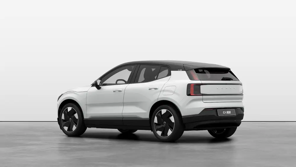 Nouveau Volvo EX30 SUV Plus Elektrisch Shift-by-wire single speed transmission, AWD Crystal White Pearl 2