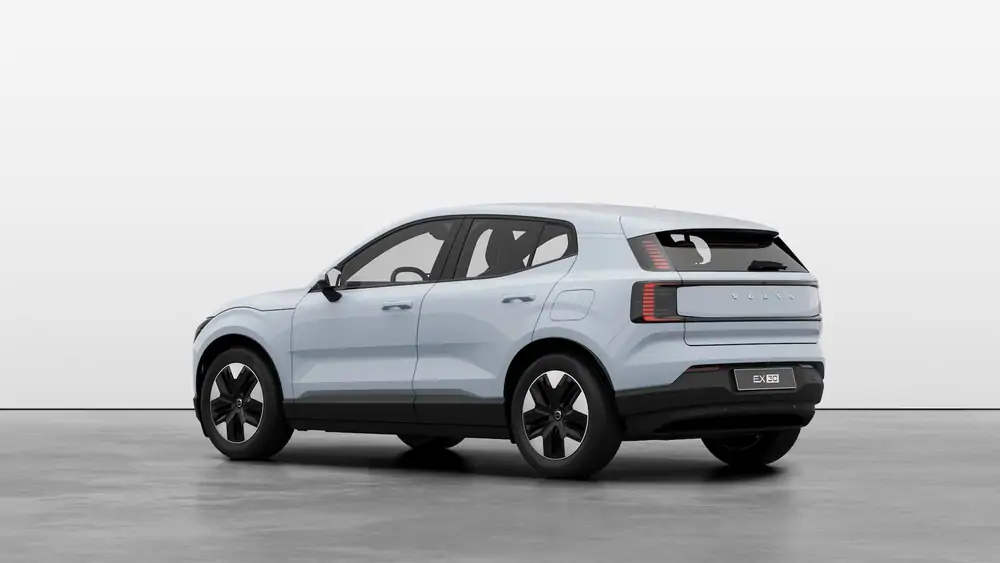 Nouveau Volvo EX30 SUV Core Elektrisch Shift-by-wire single speed transmission, RWD Crystal White Pearl 2
