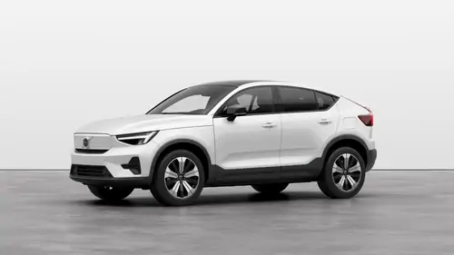 Nouveau Volvo C40 SUV Plus Elektrisch Shift-by-wire single speed transmission, RWD Crystal White Pearl