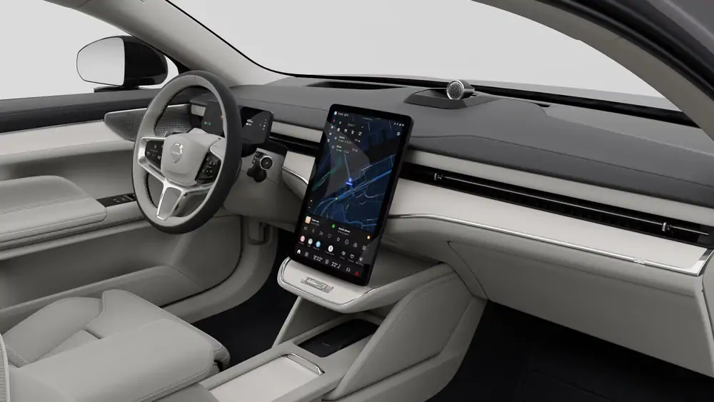 Nouveau Volvo ES90 Berline Ultra Elektrisch 1-SPEED GEARBOX RWD Aurora Silver 4