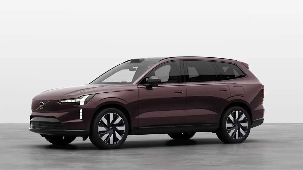 Nouveau Volvo EX90 SUV Plus Elektrisch 1-SPEED GEARBOX RWD Mulberry Red 1