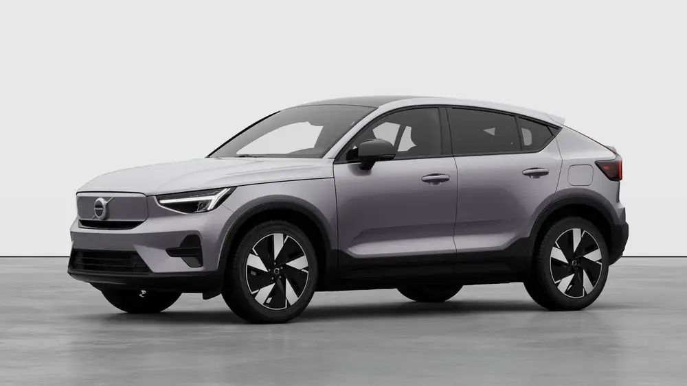 Nouveau Volvo EC40 Crossover Core Business Edition Elektrisch (BEV) Shift-by-wire single speed transmission, RWD Aurora Silver 1