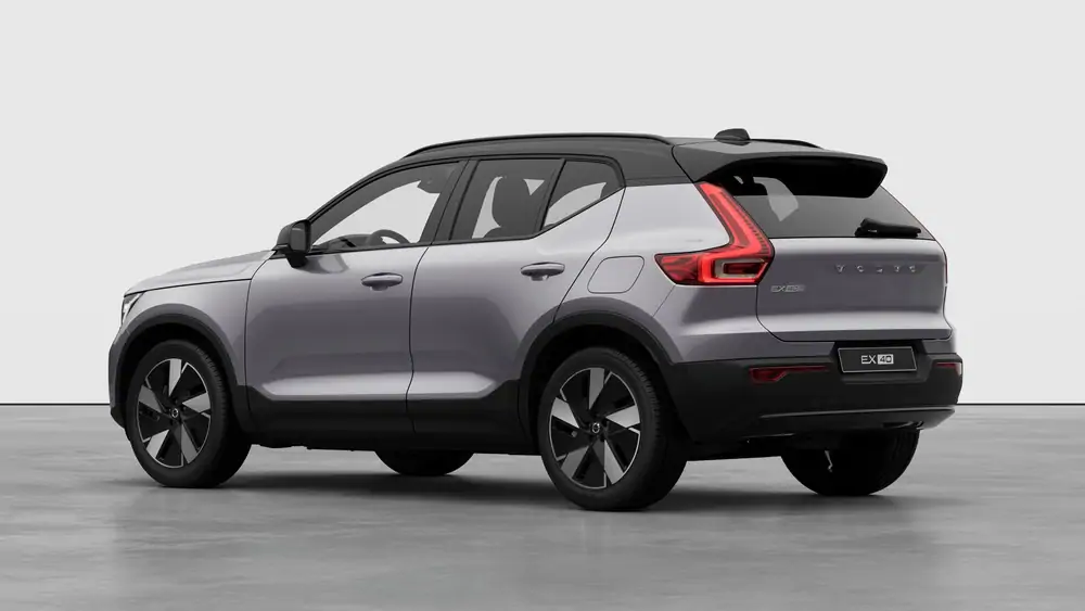 Nouveau Volvo EX40 SUV Ultra Business Edition Elektrisch (BEV) Shift-by-wire single speed transmission, RWD Aurora Silver 2