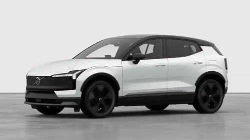 Nieuw Volvo EX30 SUV Ultra Business Edition Elektrisch (BEV) Shift-by-wire single speed transmission, AWD Crystal White Pearl