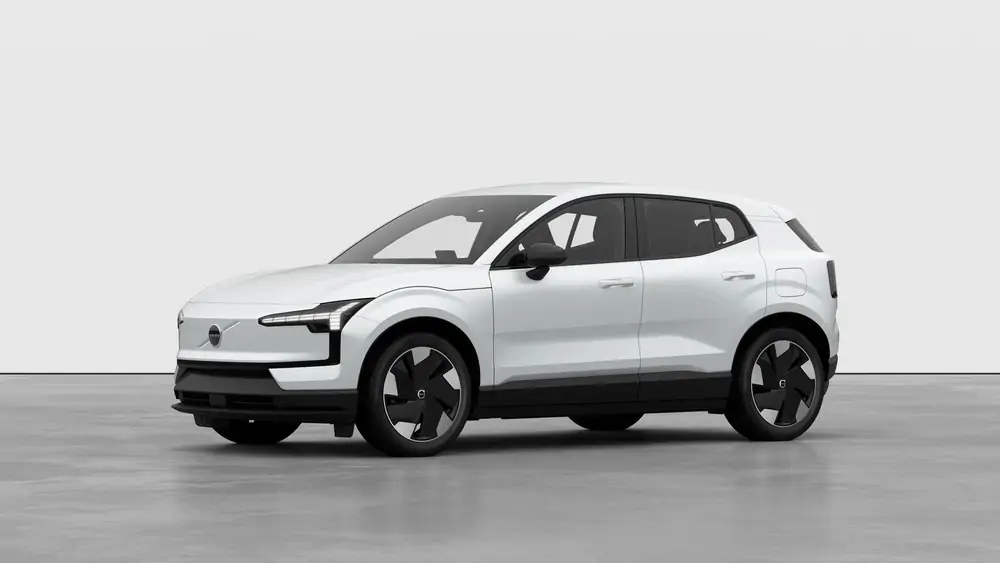 Nouveau Volvo EX30 SUV Plus Elektrisch Shift-by-wire single speed transmission, RWD Crystal White Pearl 1