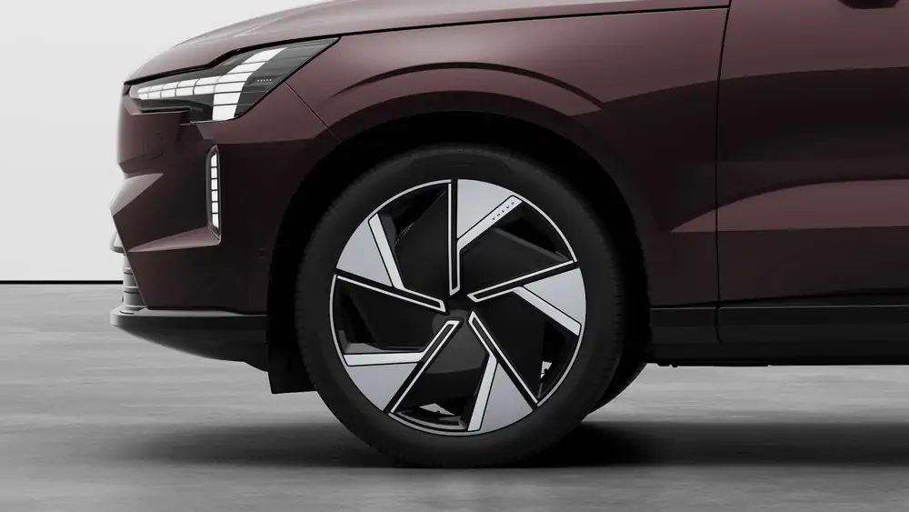 Nieuw Volvo EX90 SUV Ultra Elektrisch Shift-by-wire_single_speed_transmission_DB03 Mulberry Red 3