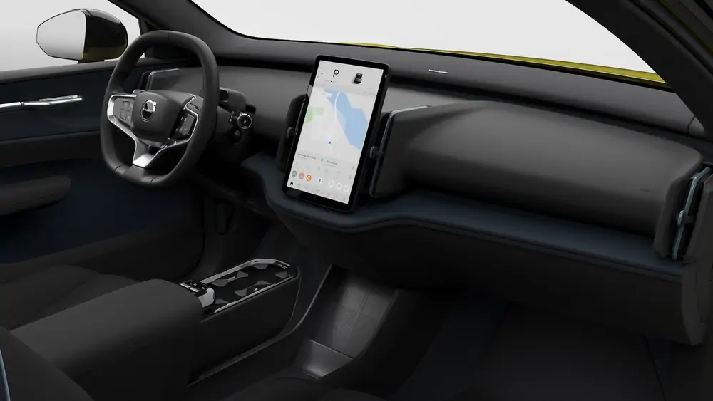 Nouveau Volvo EX30 SUV Plus Elektrisch Shift-by-wire single speed transmission, RWD Moss Yellow 4