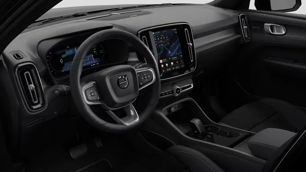 Nouveau Volvo EX40 SUV Plus Elektrisch Shift-by-wire single speed transmission, RWD Onyx Black 4