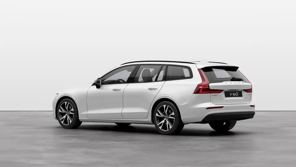 Nieuw Volvo V60 Break Essential Mild hybrid 7-speed Dual Clutch transmission Crystal White Pearl 2