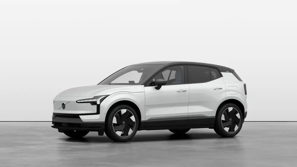 Nieuw Volvo EX30 SUV Ultra Elektrisch Shift-by-wire single speed transmission, RWD Crystal White Pearl 1