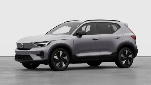 Nouveau Volvo EX40 SUV Plus Business Edition Elektrisch Shift-by-wire single speed transmission, RWD Aurora Silver
