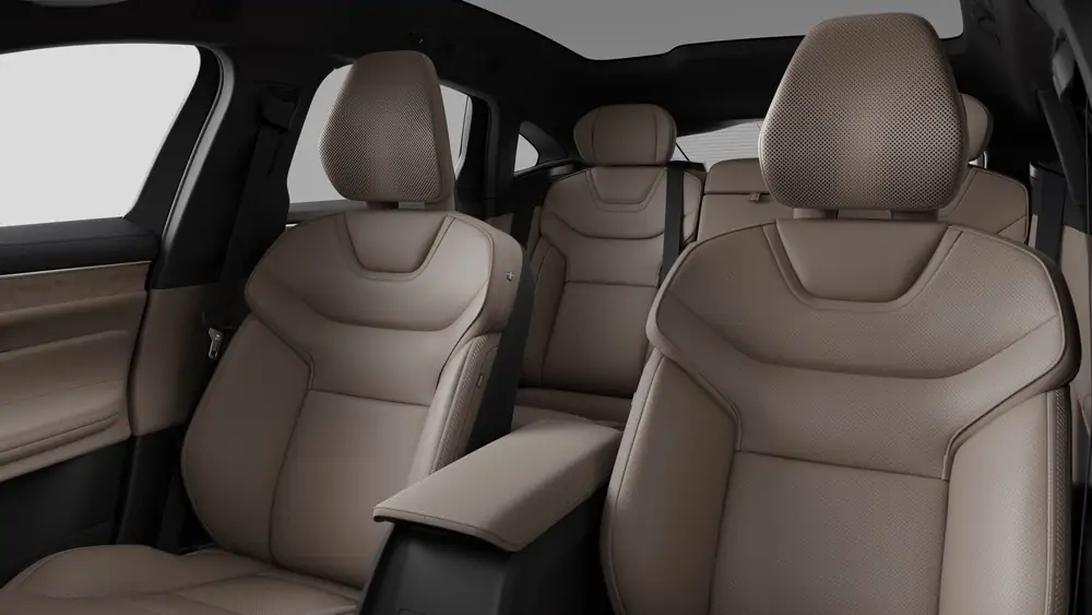 Nouveau Volvo ES90 Berline Plus Electric 1-SPEED GEARBOX RWD Mulberry Red 5