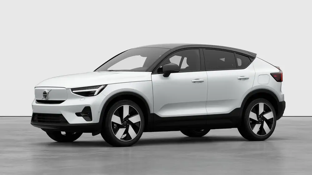Nouveau Volvo EC40 Crossover Ultra Business Edition Electric Shift-by-wire single speed transmission, RWD Crystal White Pearl 1