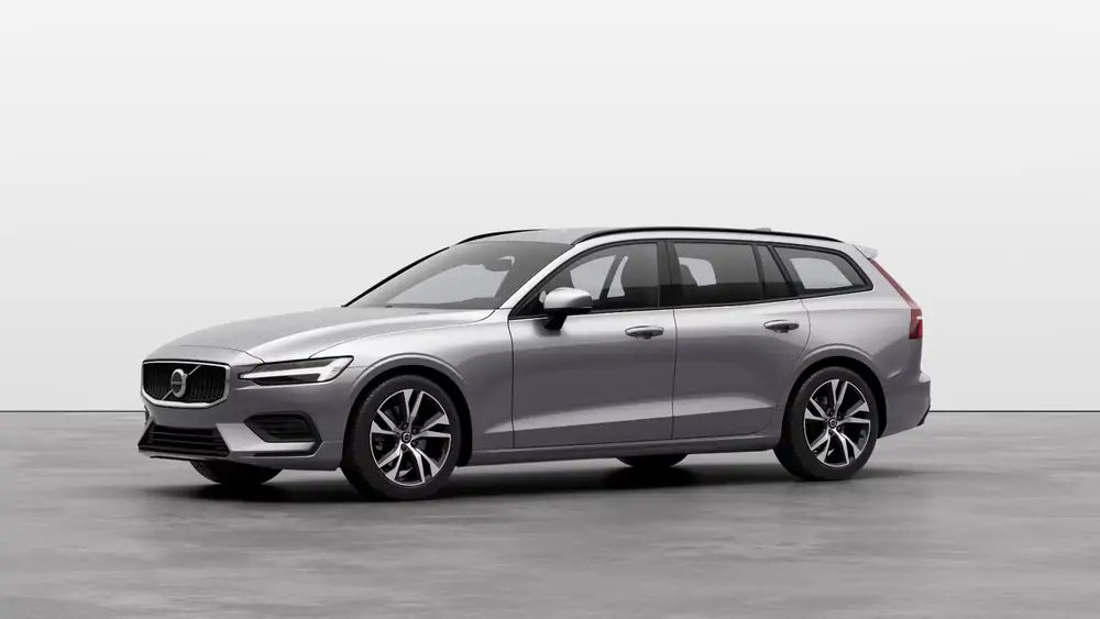 Nouveau Volvo V60 Break Core Mild hybrid 7-speed Dual Clutch transmission Aurora Silver 1