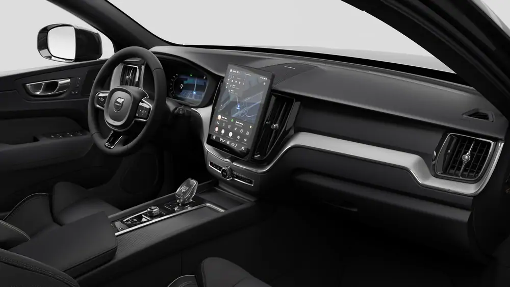 Nouveau Volvo XC60 SUV Plus Plug-in hybride (PHEV) 8-speed Geartronic™ automatic transmission Onyx Black 4