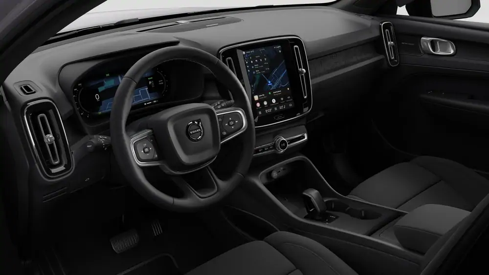 Nieuw Volvo EC40 Crossover Plus Business Edition Electric Shift-by-wire single speed transmission, RWD Aurora Silver 4