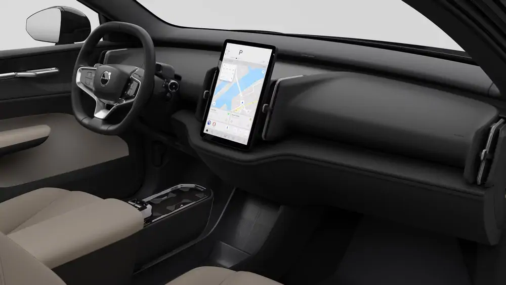 Nouveau Volvo EX30 SUV Plus Elektrisch (BEV) Shift-by-wire single speed transmission, RWD Onyx Black 4