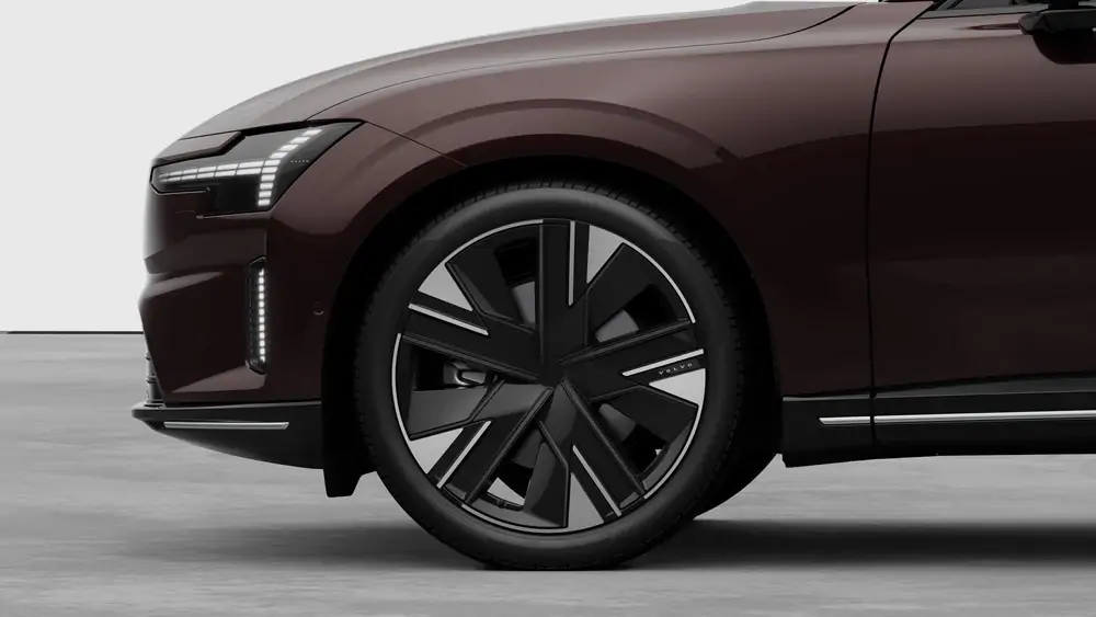 Nouveau Volvo ES90 Berline Plus Electric 1-SPEED GEARBOX RWD Mulberry Red 3